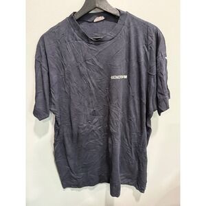 Vintage‎ 90s Benotiim T Shirt XL Black Work Graphic Tee Crewneck Mens